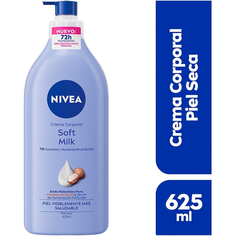 NIVEA Crema Corporal Body Soft Milk 625ml