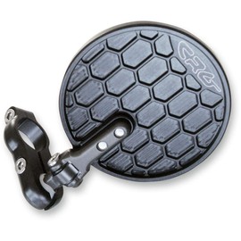CRG Hindsight EXO LS (Lane Splitter) Left Side Bar End Mirror - Black HSLSEXOL