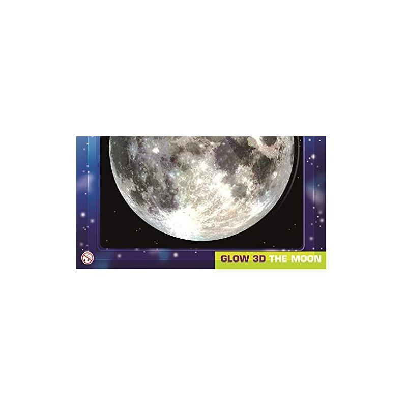 The Original Glowstars Company Glow-in-The-Dark 3D Moon Sticker - Room