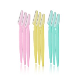 Earth & I - Dermaplane Razor 9 Count, Dermaplaning Tools for Face, Eyebrow Razor, Face Shaver for Women, Microblades for Face