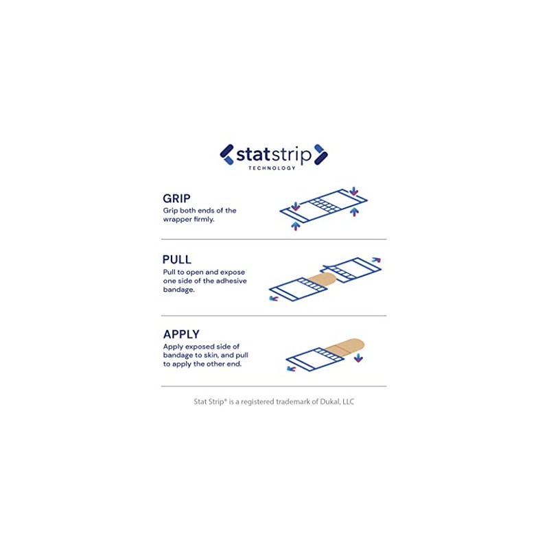 Stat Strip - Vendaje calcomanía de plástico para niños (Herbie