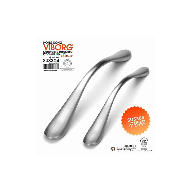 VIBORG (4 Pieces Solid SUS304 Stainless Steel Casting Modern Kitchen
