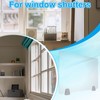 PATIKIL 40x60cm Desk Divider, 4 Sets Desk Privacy Panel Acrylic