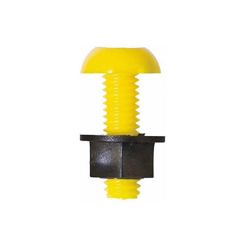Pearl PWN085 Number Plate Screw/Nut - Yellow