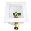 EFIELD Push-fit Pre-Assembled Ice Maker Outlet Box, 1/2-Inch Push-Fit Connection
