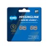 KMC Unisex's 9 Speed EPT MissingLink Joining Link, Dark Silver,