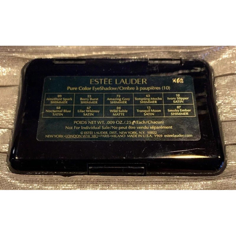 ESTEE LAUDER pure colors eye shadows Credit Card palette