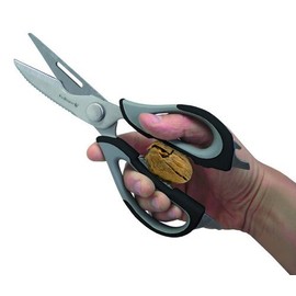 Vin Bouquet FIH 016 - Multifunction kitchen scissors (9 functions, flexible handle) colours: black, grey and steel