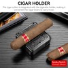 Stainless Steel Cigar Cutter Multifunctional Cigar Cutter with V-shaped Blade
