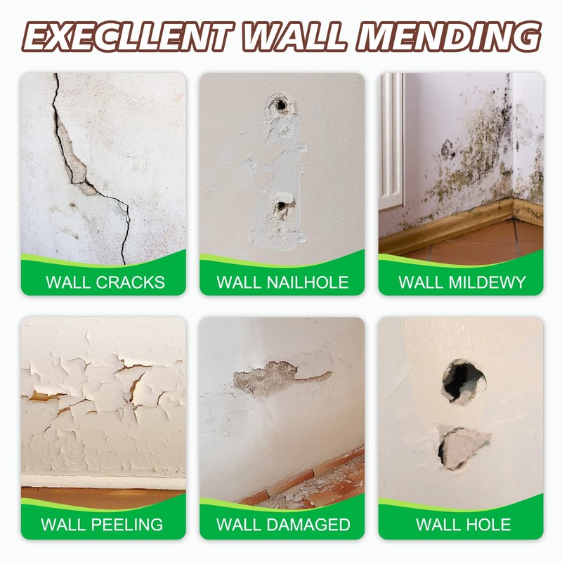 WDSHCR Drywall Repair Kit, 2 Pcs Spackle Wall Repair Patch