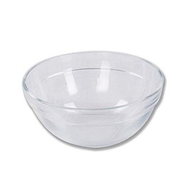 Meister Plastic Bowl (Extra Large) Clear 20cm Diameter Plastic Ball Cup Bowl