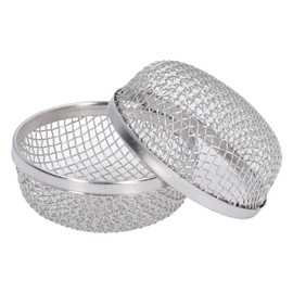 2Pcs RV Water Heater Vent Cover Stainless Steel 2.8in Flying Screen Mesh Kit RV Furnace