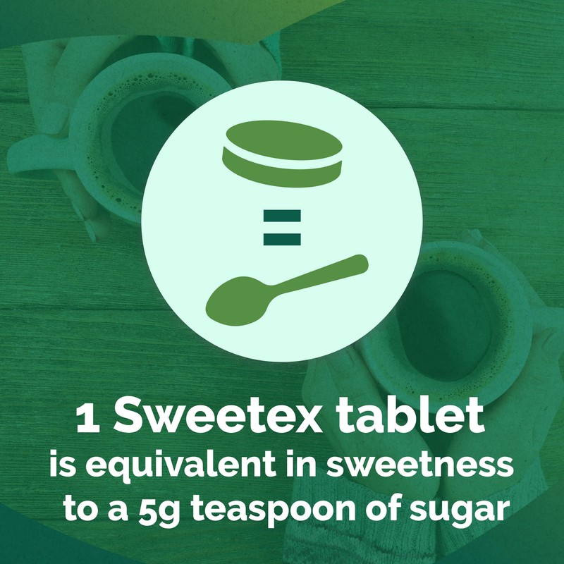 Sweetex Sugar Free, Calorie Free Sweetener Tablets, Convenient Pocket Size