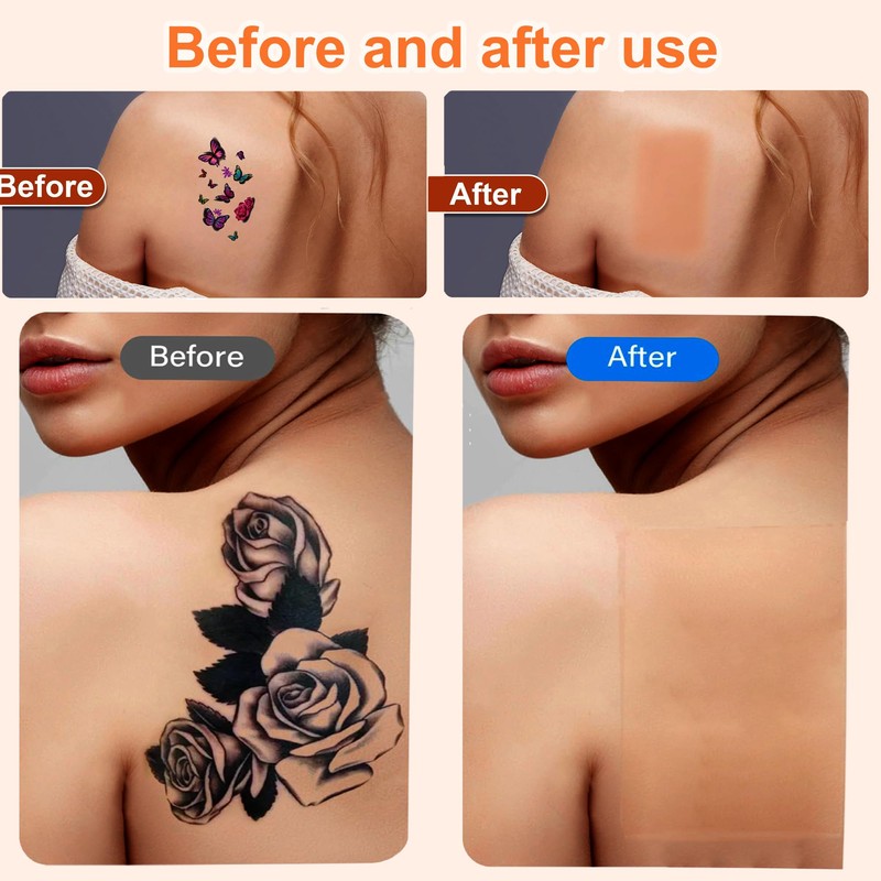 8 PCS Invisible Tatoo cover up patch, Tatoo cover up