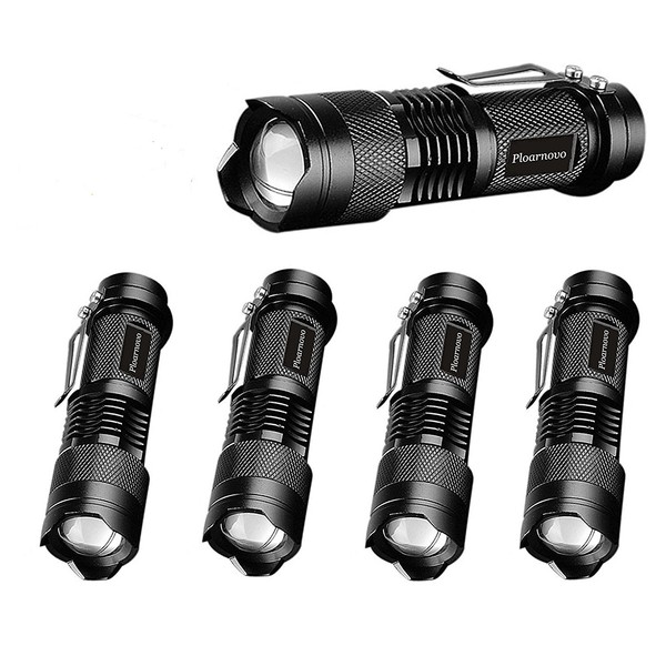 Ploarnovo Ultra Small, Lightweight, Portable Mini Flashlight, High Brightness LED