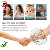 Flow Rings Toy, 3D Arm Spring Magic Flow Ring, Stainless