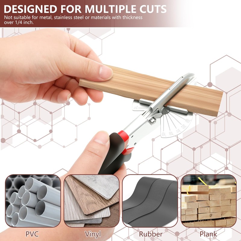 Abizarch Multi Angle Trunking Shears High Carbon Steel Miter Shears