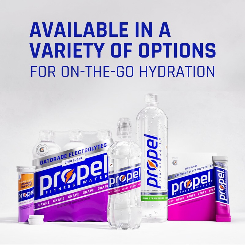 Propel Fitness Water Tablets, Berry, 10 Count Tube, (Pack of