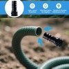 UEKPDM 16 Pcs 1/2 Inch (16mm) Garden Barbed Connector Plastic