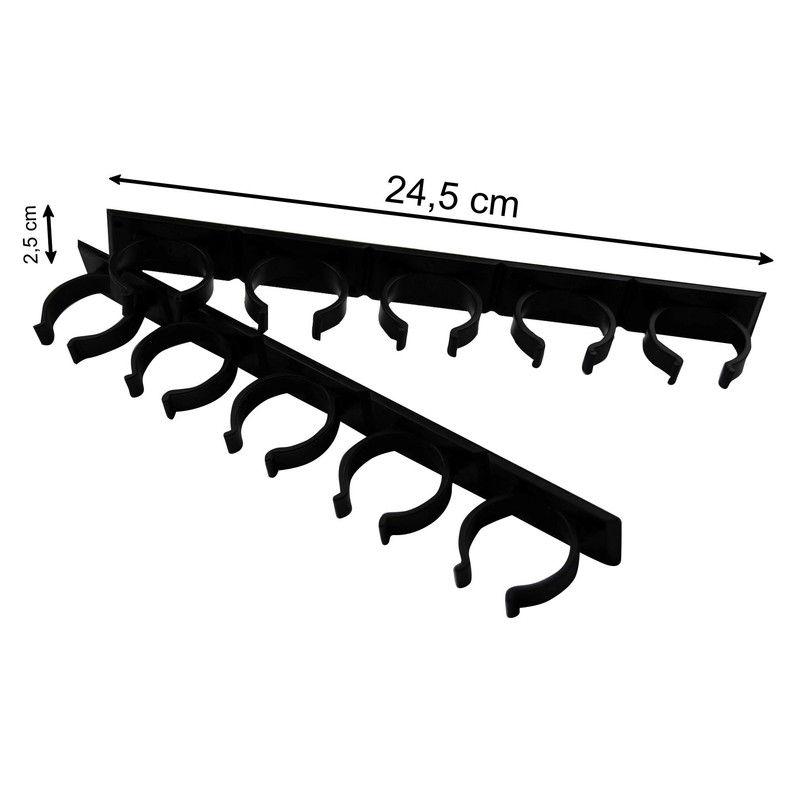 Spice rack without drilling clips, spice organiser for gluing, 6