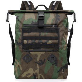 Xtreme Sight Line ~ AQUA RT ~ Large Water-Proof Faraday Backpack for Laptops, Tablets, and Mid-Size Electronics ~ Tracking/Hacking Defense ~ Woodland Camo