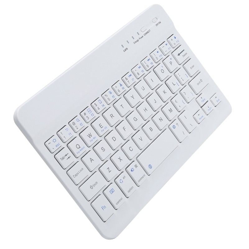 Mini Keyboard Bluetooth Portable 59 Keys Tablet Computer Supplies White