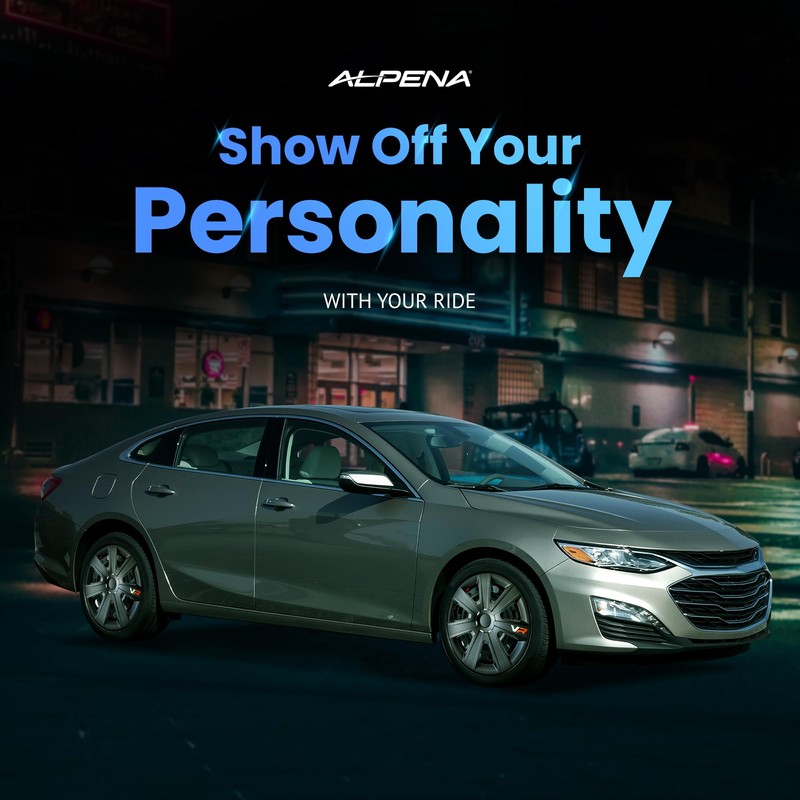 Alpena VR Carbon Vehicle Wheel Covers, Premium European-Made Rim Covers