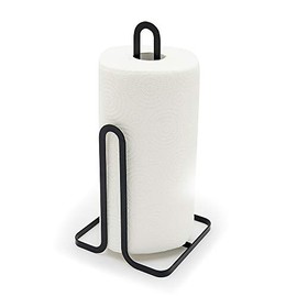 simplywire - Black Flat Wire Kitchen Roll Holder