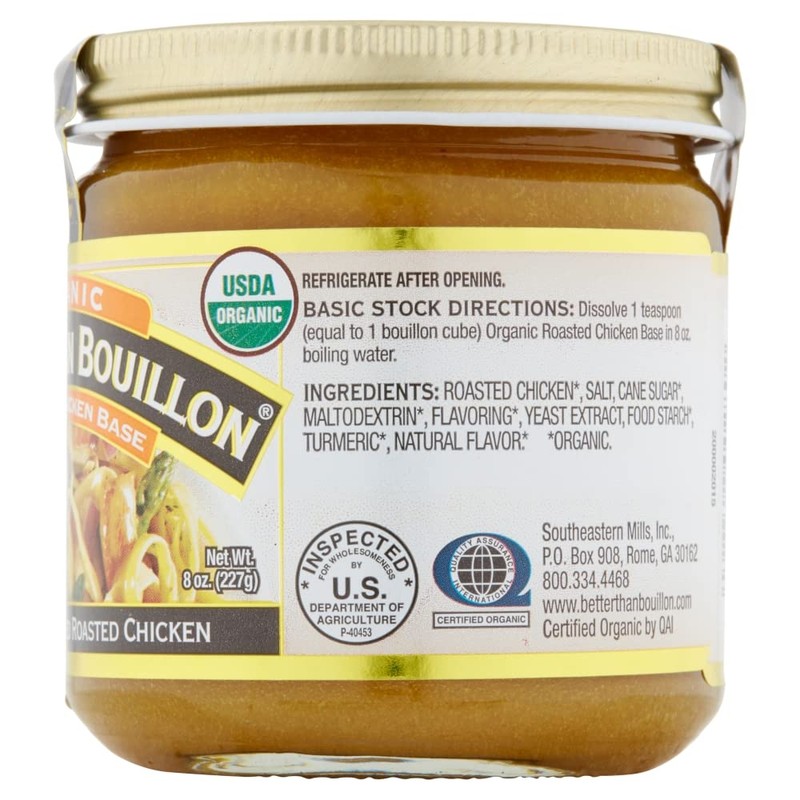Better Than Bouillon Organic Roasted Chicken Base, Made with Seasoned