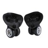 Dilwe Suitcase Wheel, Plastic Luggage Wheel PVC Luggage Replacement Uprade