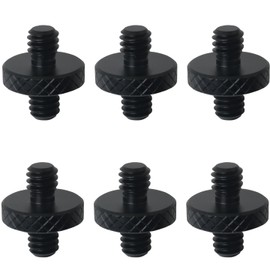 JianLing 6PCS EVA Foam Golf Driving Ball Training Aid 42mm Diameter Tripod Thread Converter Complementary Light Head Adapter Screws Adaptable to DSLR Monopods Lamp Holders Devices Black