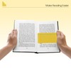 Guided Reading Highlight Strips,10 Pack Yellow Overlays with Line, Bookmark