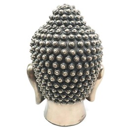 Buddha Head Bronze Statue Figurine New