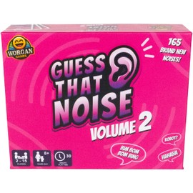 Guess That Noise 2 - Funny Sound Impressions Party Game Noises | Fun for Family & Friends | 2-15 Players, Ages 8+ | Perfect for Kids, Teens, Adults |