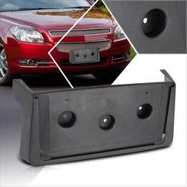 [1 Pack] Car Front License Plate Frames Mounting Bracket Tag Holder Compatible with 08-12 Chevy Malibu,Matte Black