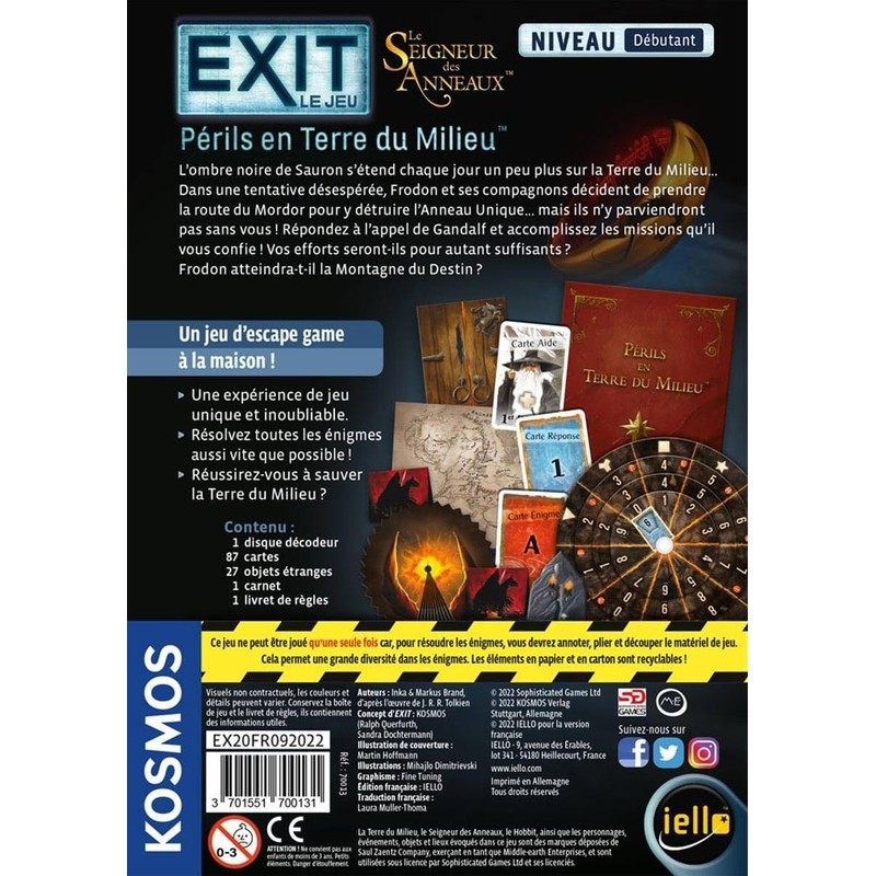 Exit Perls in Middle-earth + The Disappearance of Sherlock French