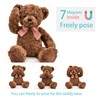 suepcuddly 20" Posed Teddy Bear Stuffed Animal Cute Plush Toy