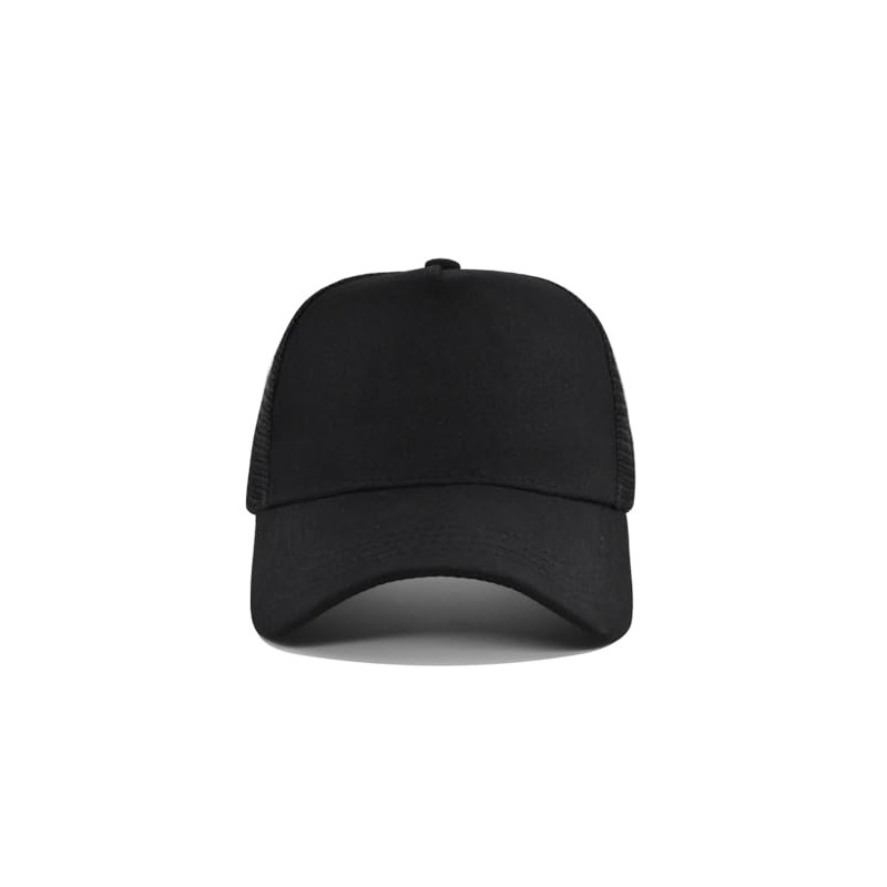 HAPEE Mens 2/3 Pack Trucker Classic Snapback Baseball Caps, B-2P04-Black