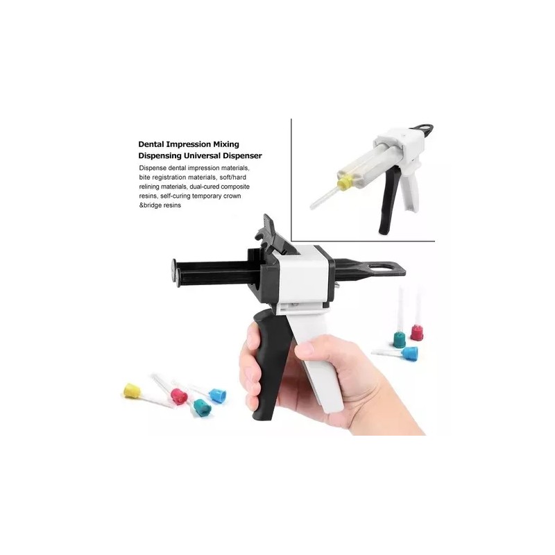 Dental Cadereyta Dosificación Mezcla De Impresión Silicona Dental Pistola 2:1