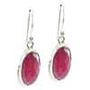 RIYO Indian Ruby 925 Sterling Silver Fascinating Indian Earring, Silver,