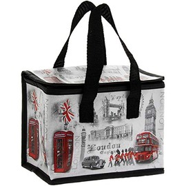 The Leonardo Collection LP71960 Lunch Bag | Vintage London design | 1 Pc, Multicolor