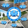 LidoDola 20'' Pressure Washer Surface Cleaner with 4 Wheels -