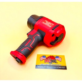 Drill Hog® 1/2" Air Impact Wrench Air Twin Hammer 2,100 Ft LBS Lifetime Warranty