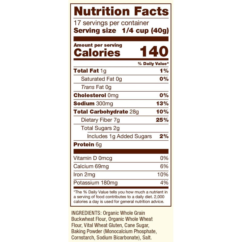 Buckwheat Pancake & Waffle Mix, 24 Ounce (Pack of 4)