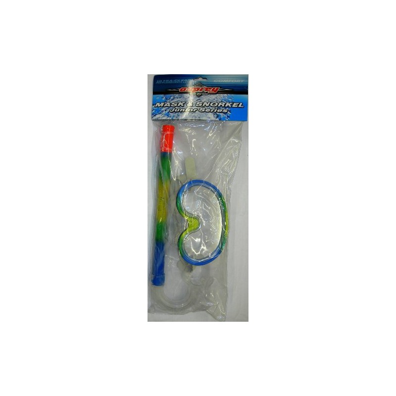 Osprey Childs/Junior Multi Coloured Mask & Snorkel Set
