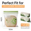 Uncrustable Sandwich Container Bags,60PCS