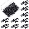 Hotop 100 Sets Metal Picture Frame Turn Buttons Fasteners with