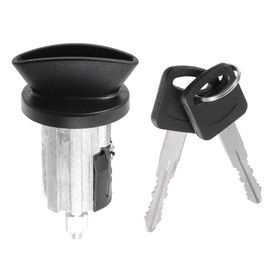 X AUTOHAUX F85Z-11582-AA 1L3Z-11582-A Engine Ignition Starter Switch Lock Cylinder with 2 Keys for Ford F-150 1996-2004 for Ford F-250 1996-1999