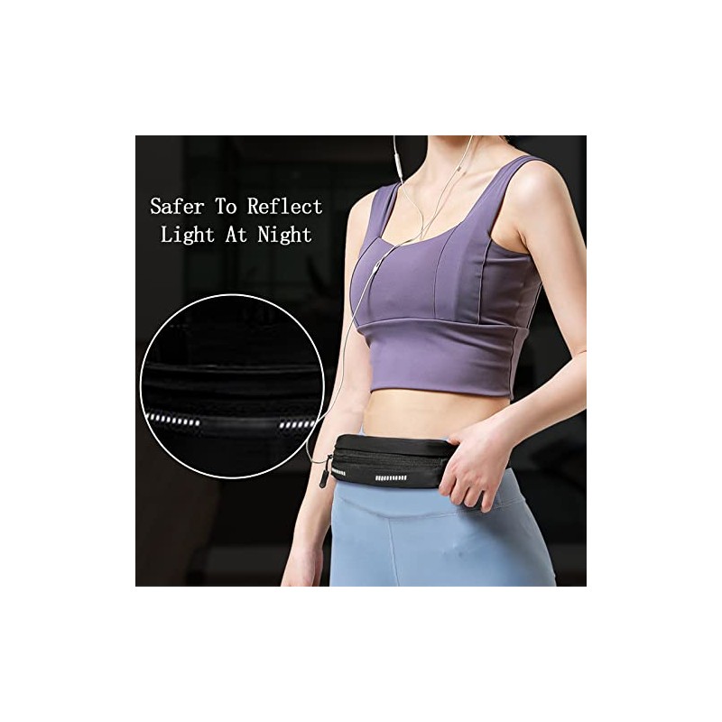 Rionera delgada para correr, cinturn de cintura para mujeres y