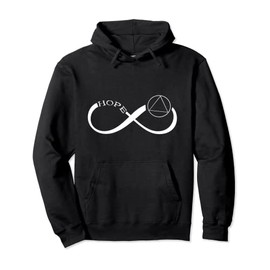 Sobriety Hope Infinity Sober Recovery Abstinence Supporter Pullover Hoodie